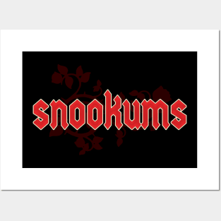 Snookums - Endearment in a metalhead style Posters and Art